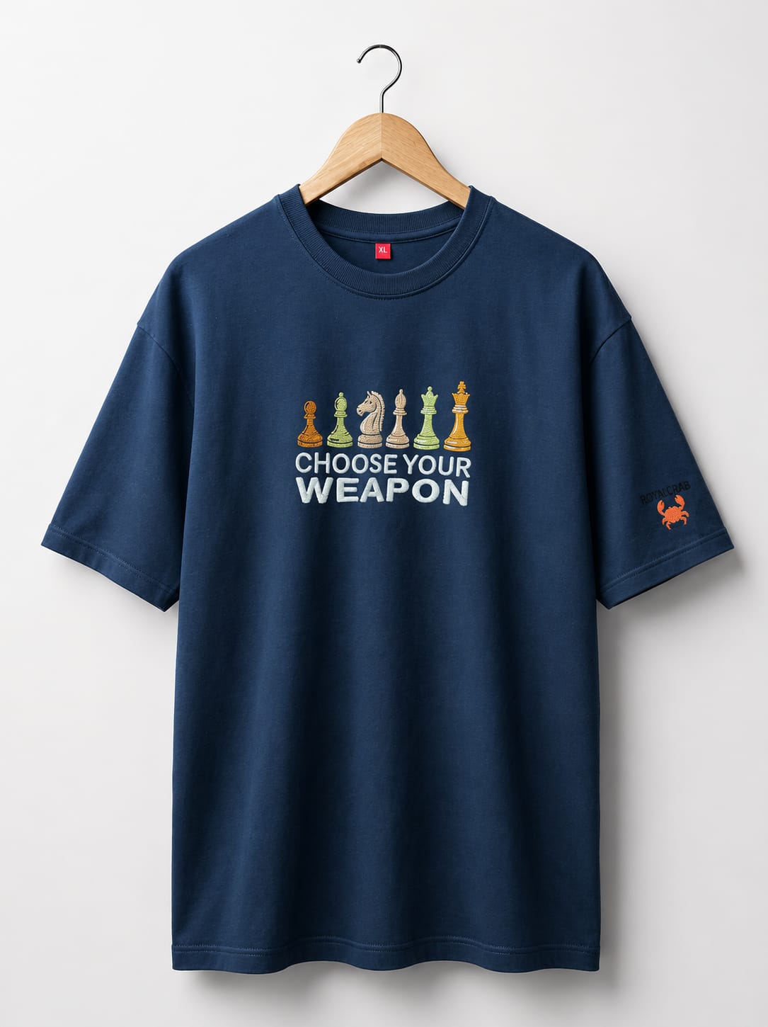 Choose Your Weapon Chess Oversized T-Shirt | Gamer & Chess Lover Streetwear Tee