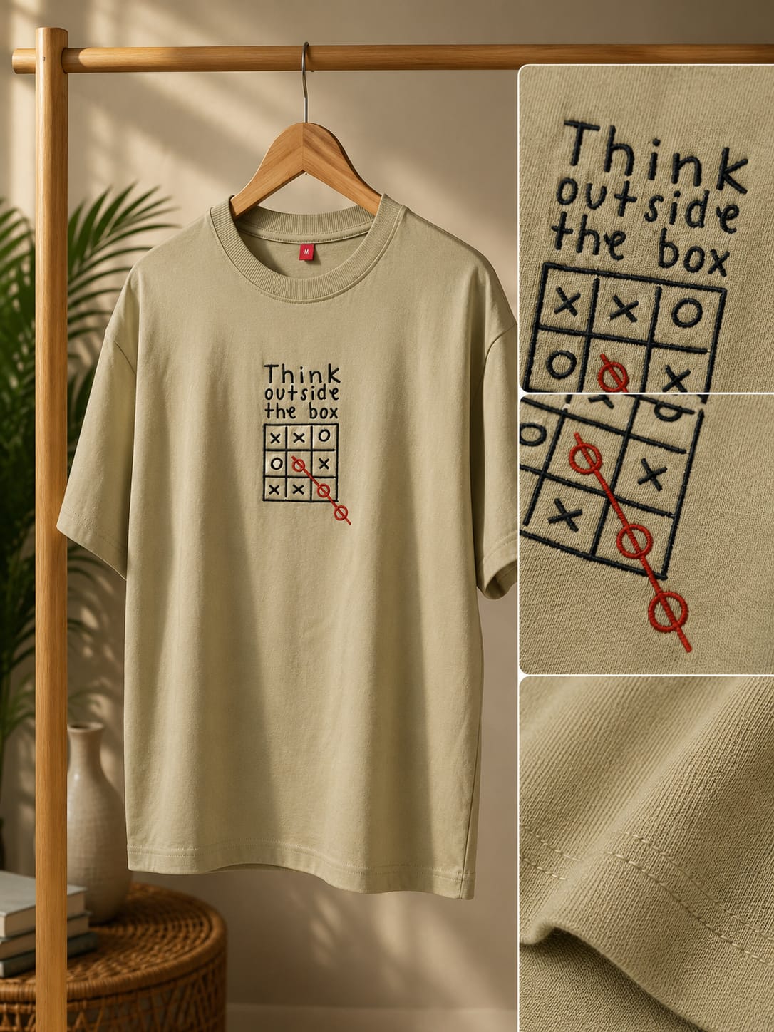 Think Outside The Box Oversized T-Shirt