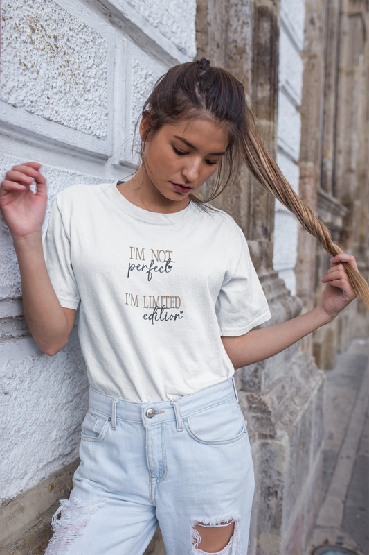 Embroidered Oversized Premium Boyfriend's T-shirt for Women Cotton